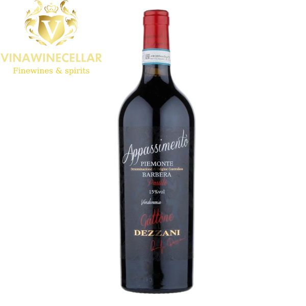 Rượu Vang Dezzani Gattone Appassimento Piemonte Barbera