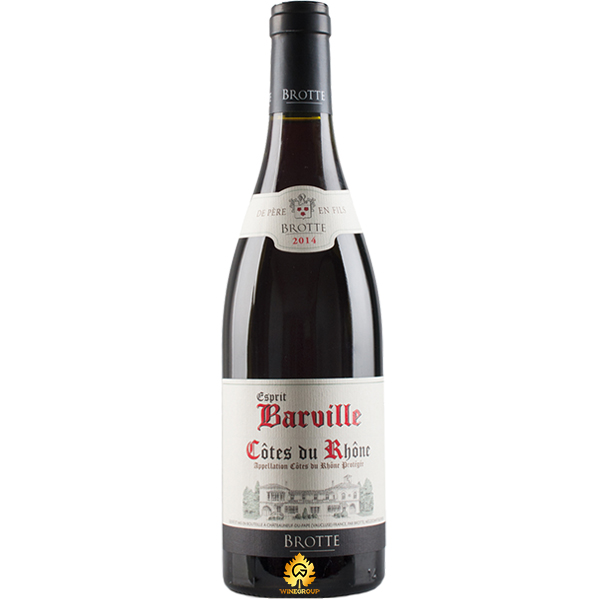 Rượu Vang Brotte Côtes Du Rhone Esprit Barville