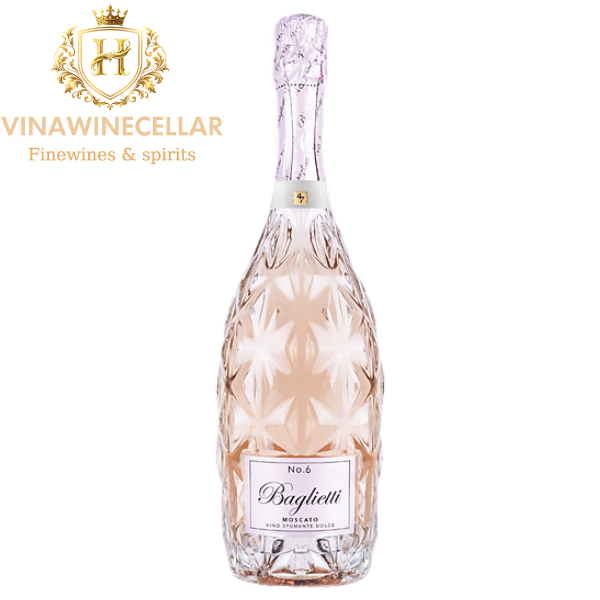 Rượu Sparkling Baglietti Moscato Rosé No 6