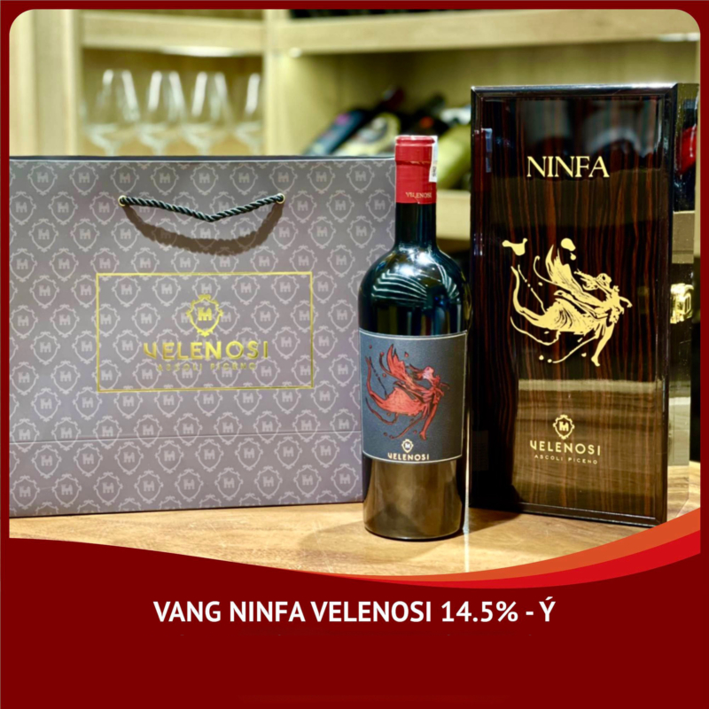 Vang Hảo Hạng Velenosi Ninfa Marche IGT Rosso - Ảnh 3