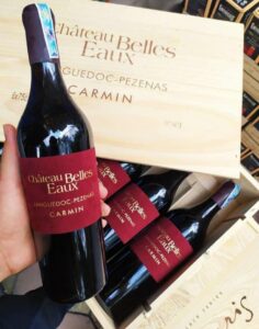 Rượu vang Pháp Carmin Chateau Belles Eaux Pezenas