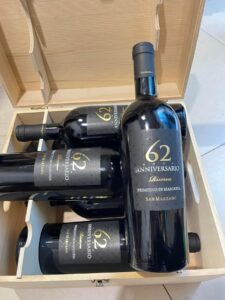 Rượu Vang Ý cao cấp 62 Anniversario Primitivo di Manduria DOP Riserva