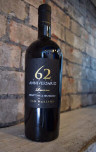 Rượu Vang Ý cao cấp 62 Anniversario Primitivo di Manduria DOP Riserva