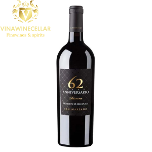 Rượu Vang Ý 62 Anniversario Primitivo di Manduria DOP Riserva