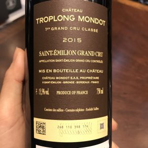 Château Lynch Bages mặt sau