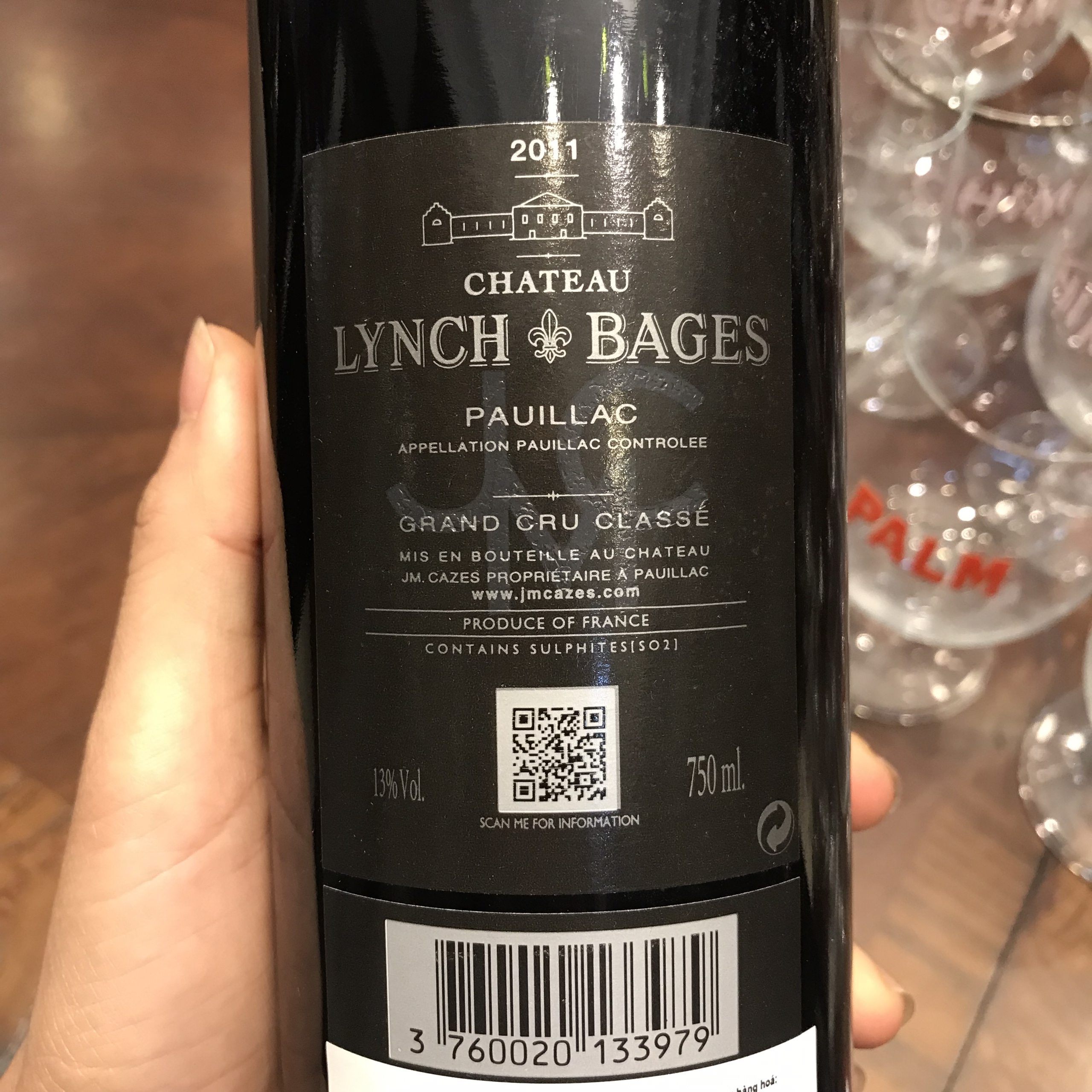 Château Lynch Bages mác sau