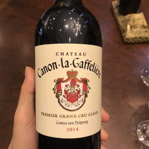 Mặt trước chai Château Canon La Gaffelière