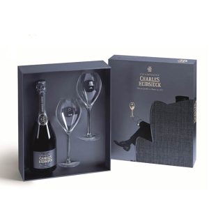 Champagne Charles Heidsieck Brut Réserve (giftbox + 2 glasses)