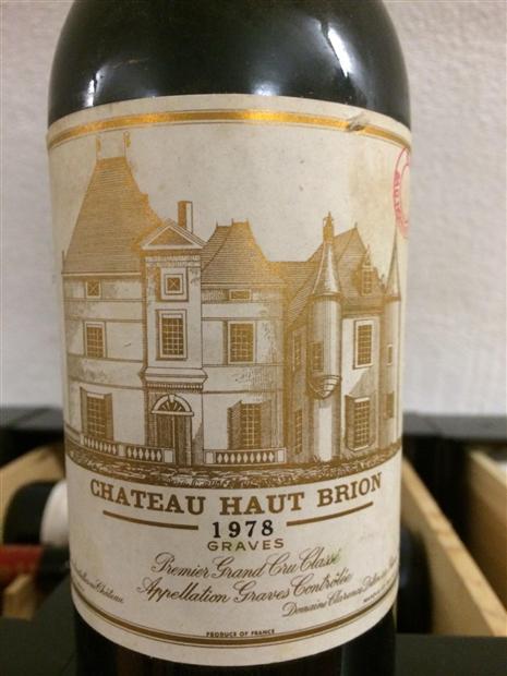 Château Haut-Brion niên vụ 1978