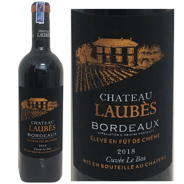 Rượu vang Chateau Laubes tem nhung