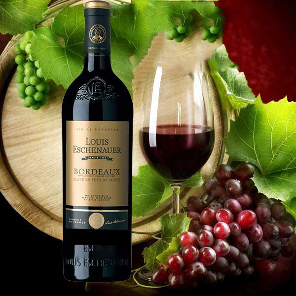 Vang Louis Eschenauer Bordeaux Élevé En Fûts de Chêne
