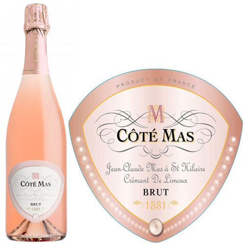Rượu vang Cote Mas Cremant De Limoux Rose Brut