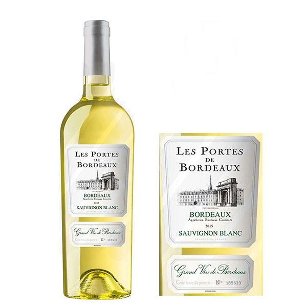 Rượu-Vang-Trắng-Les-Portes-de-Bordeaux-Sauvignon-Blanc