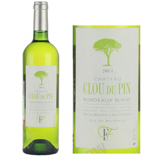 château clou du pin bordeaux blanc