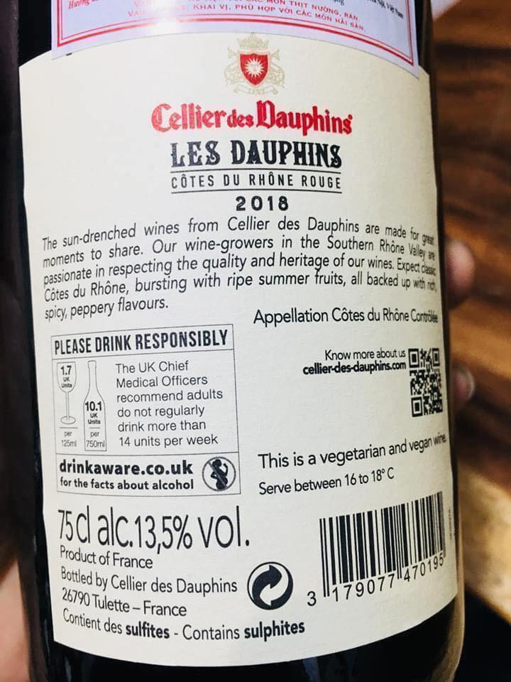 Vang Les Dauphins 13.5%