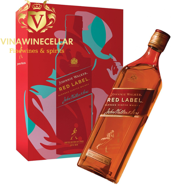 Rượu Johnnie Walker Red Label Hộp Quà 2022