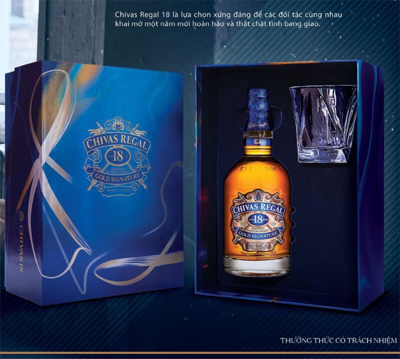 Chivas 18 Hộp Quà Tết