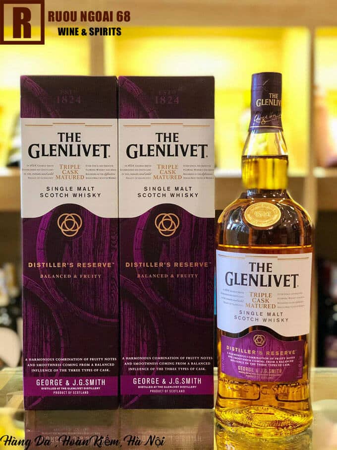 Rượu Glenlivet Tím
