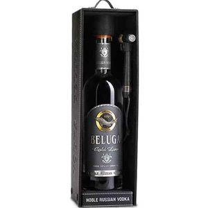 Rượu Vodka Beluga Gold Line Hộp Da