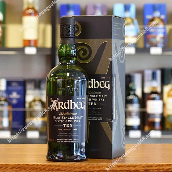 Rượu Ardbeg 10 năm có một vị rất đặc biệt và hấp dẫn