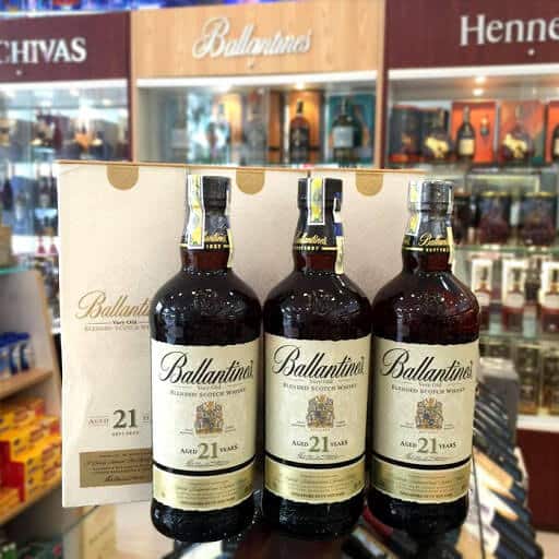 Rượu Ballantines 21 năm xách tay