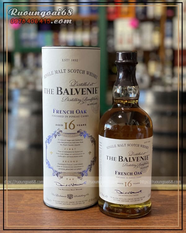 Rượu Balvenie 16 Năm French Oak hình ảnh thực tế