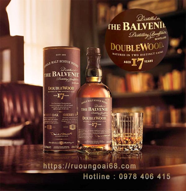 Rượu Balvenie 17 Năm Double Wood