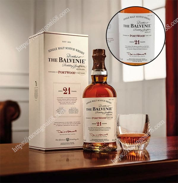 Rượu balvenie 21 Năm portwood