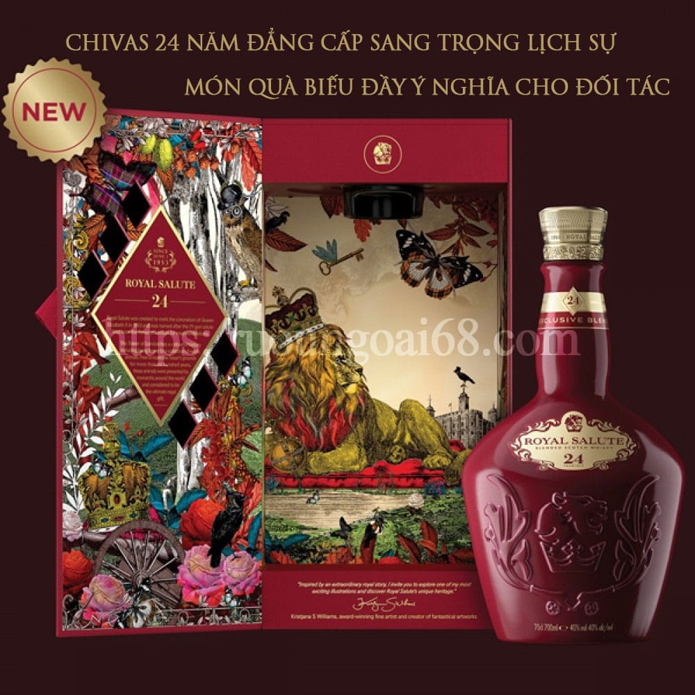 Rượu Chivas 24 năm món quà ý nghĩa