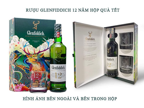 Rượu Glenfiddich 12 Năm Hộp Quà
