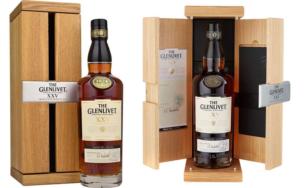 Rượu Glenlivet 25 Năm Mở Hộp