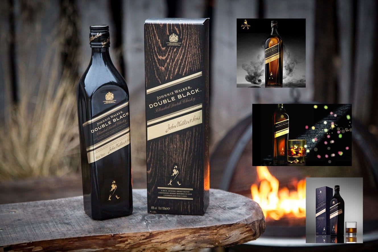 Rượu Johnnie Walker Double Black 1 Lít phong cách