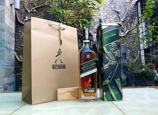 Rượu Johnnie Walker Green 15 năm - Tết 2021
