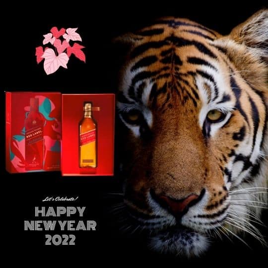 Rượu Johnnie Walker Red Label Hộp Quà 2022 mừng tết 2022
