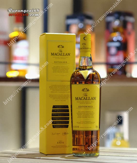 Rượu Macallan Edition No. 3
