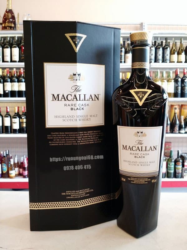 Rượu Macallan Rare Cask Black Thực Tế