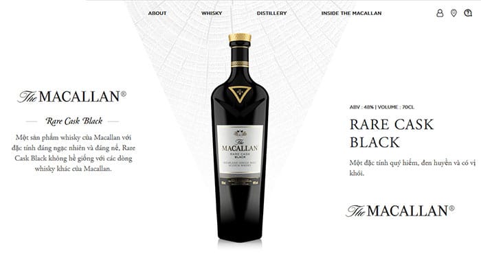 Rượu Macallan Rare Cask Black