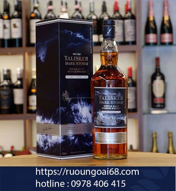 Rượu Talisker Dark Storm 1L