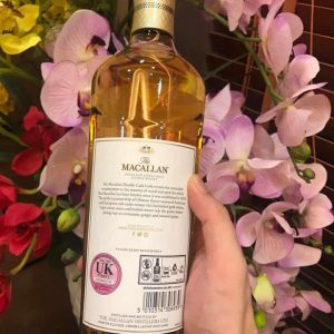Tem mặt sau Macallan Gold UK