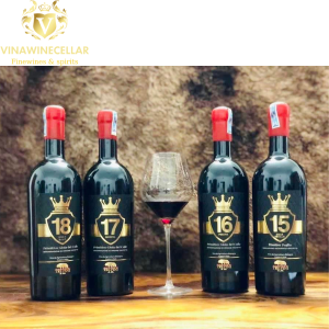 Rượu Vang Ý Cao Cấp Tre Pini 15 16 17 18