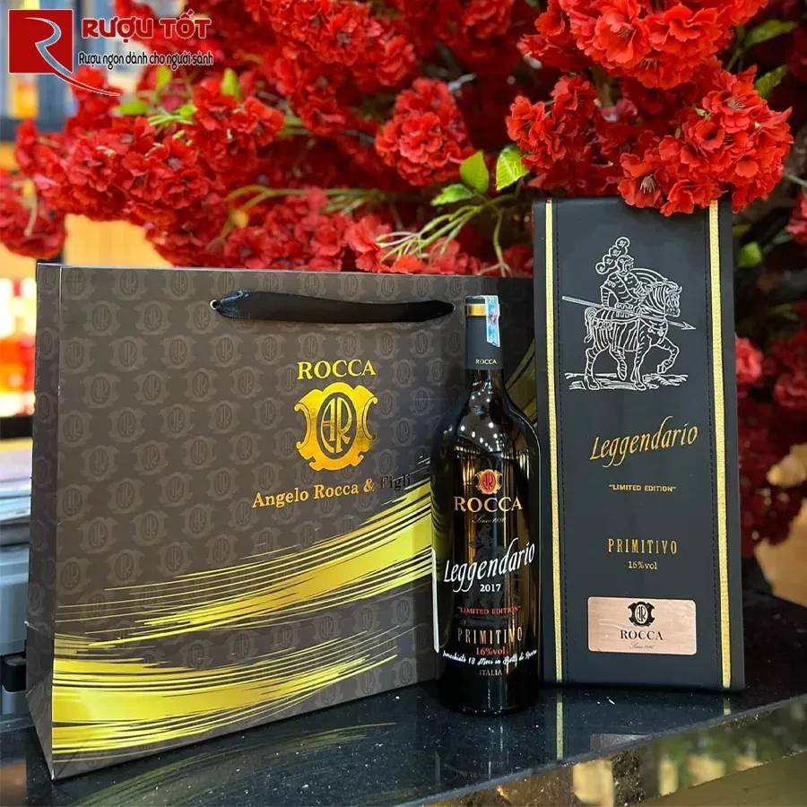 Vang Ý Rocca Leggendario Limited Edition 16% - Ảnh 5